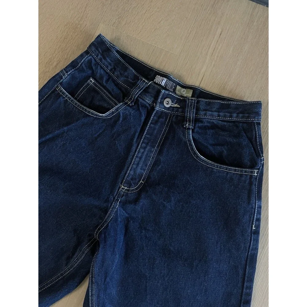 Vintage Southpole Jeans Mens 30x30 Baggy Denim Y2K Hip Hop Streetwear - Picture 5 of 13